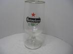 Heineken bier voetglas (15cm) met speciale steel, Ophalen of Verzenden, Zo goed als nieuw, Glas of Glazen, Heineken