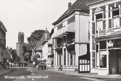 JV299B Winterswijk  Wooldstraat  met Hotel de Klomp 1958, Verzamelen, Ansichtkaarten | Nederland, Ongelopen, Gelderland, 1940 tot 1960