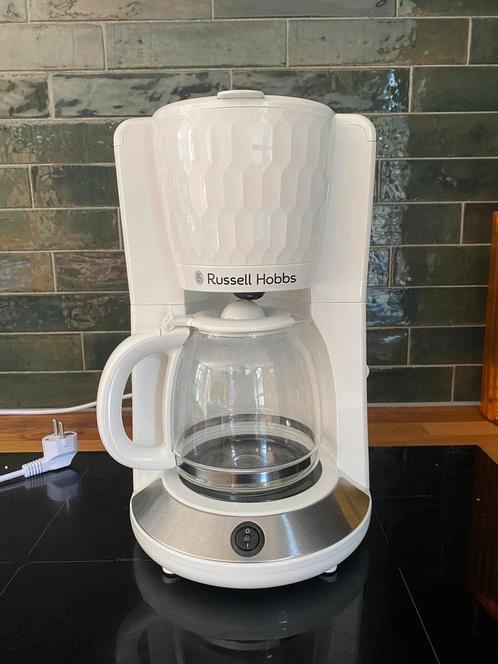 Russel Hobbs honeycomb koffiezetapparaat, Witgoed en Apparatuur, Koffiezetapparaten, Zo goed als nieuw, Gemalen koffie, Koffiemachine