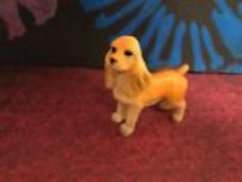 Cocker spaniel dierfiguur blond, Kidsworld 2017, Verzamelen, Beelden en Beeldjes, Zo goed als nieuw, Dier, Verzenden