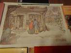 Anton Pieck Print - Curiositeitenwinkel 48x33 cm, Antiek en Kunst, Kunst | Tekeningen en Foto's, Ophalen of Verzenden
