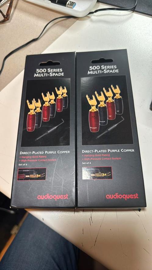 Audioquest 500 Series Multi-Spade, Audio, Tv en Foto, Audiokabels en Televisiekabels, Zo goed als nieuw, Luidsprekerkabel, Minder dan 2 meter