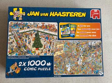 2 legpuzzels Kerstkoopjes | ieder 1000 stukjes beschikbaar voor biedingen
