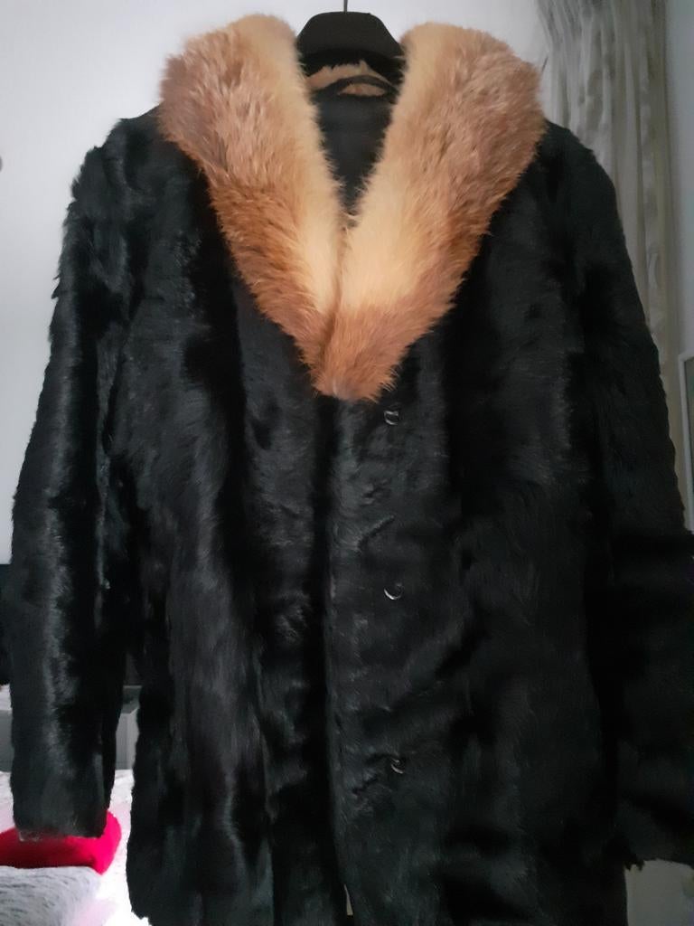 Persianer bontjas  maat 42 44 zgan, Ophalen of Verzenden, Zo goed als nieuw, Maat 42/44 (L), Bruin