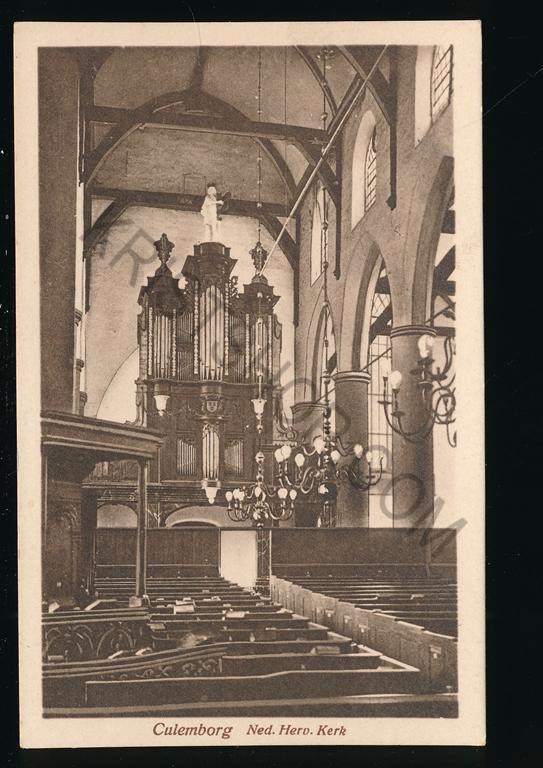 Culemborg - Ned.Herv.Kerk [009-2979, Verzamelen, Ansichtkaarten | Nederland, Ongelopen, Gelderland, 1940 tot 1960, Verzenden