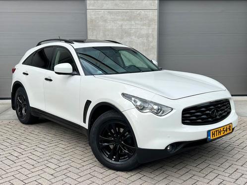Witte Infiniti FX 35S 303PK 4X4 SUV Parelmoer/Dak/Camera, Auto's, Infiniti, Bedrijf, FX-serie, 360° camera, 4x4, ABS, Achteruitrijcamera