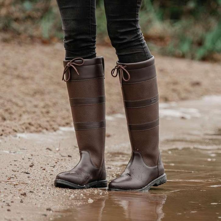 Horka Outdoor rijlaarzen kensington donkerbruin langmodel, Dieren en Toebehoren, Paardrijkleding, Nieuw, Dames, Heren, Kinderen