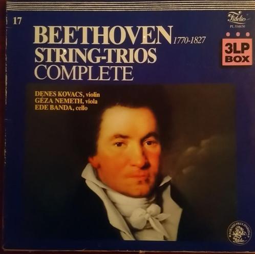 Beethoven Kovacs Nemeth Banda String Trios (Complete) 3LP, Cd's en Dvd's, Vinyl | Klassiek, Zo goed als nieuw, Classicisme, Kamermuziek