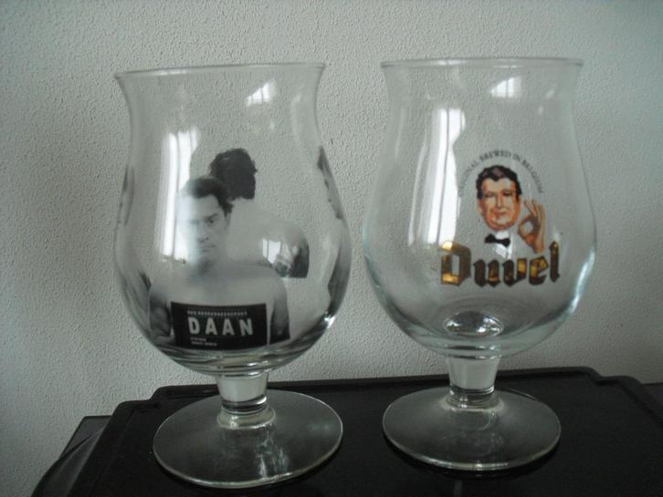 Duvel glas Daan 2011 & ober 1999 in perfecte staat jaarglas, Verzamelen, Biermerken, Nieuw, Glas of Glazen, Duvel, Ophalen of Verzenden