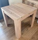 Eettafel  80x80/160, Huis en Inrichting, Tafels | Eettafels, Zo goed als nieuw, 150 tot 200 cm, Rechthoekig, 50 tot 100 cm