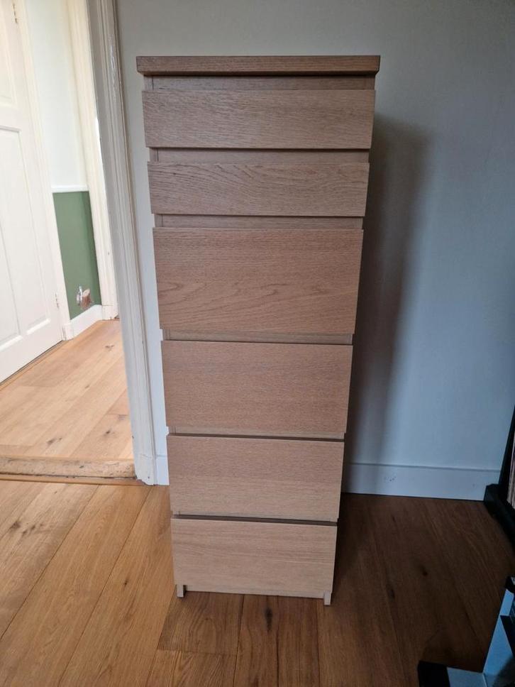 Ikea Malm ladenkast met ingebouwde spiegel, Huis en Inrichting, Kasten | Dressoirs, Gebruikt, Minder dan 50 cm, 25 tot 50 cm, Met lade(s)