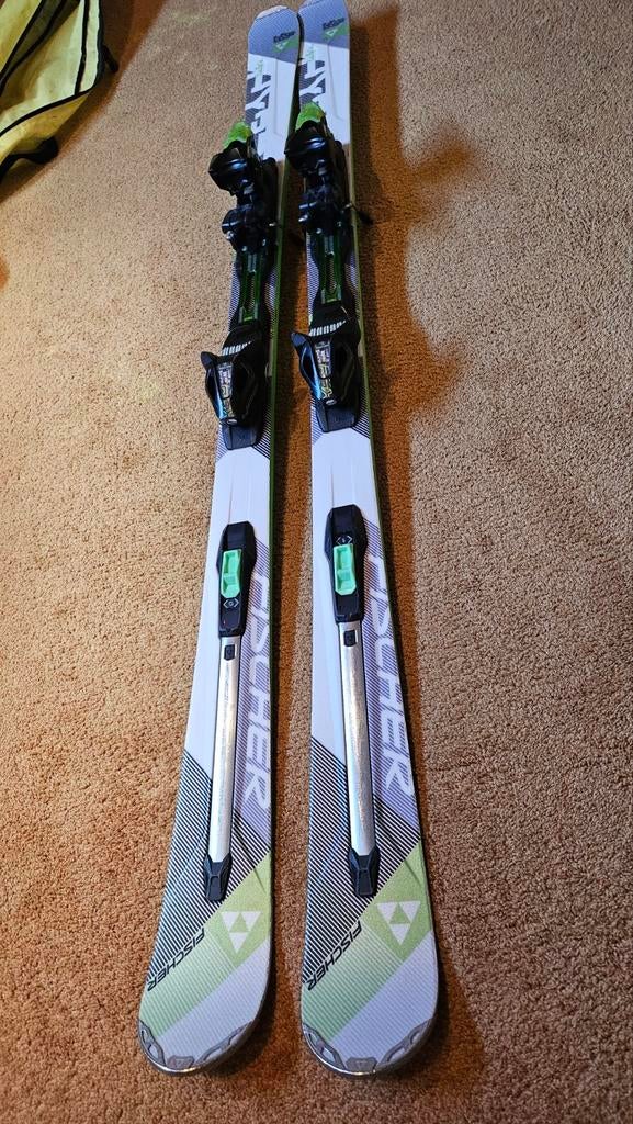 Fischer hybride ski's, 168cm, super fijne, instelbare ski., Sport en Fitness, Skiën en Langlaufen, Gebruikt, Ski's, Skiën, Fischer