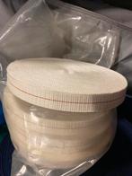 4 Rollen Nieuwe Band, Wit, Nieuw, Ophalen of Verzenden, 30 tot 120 cm