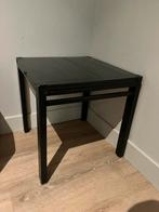 Zwarte bijzettafel 50x50 cm., Huis en Inrichting, Tafels | Sidetables, Ophalen, Gebruikt, 50 tot 100 cm, Vierkant