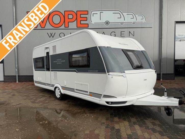 Hobby Excellent 560 CFE, Caravans en Kamperen, Caravans, Bedrijf, tot en met 4, Rondzit, Hobby, Frans bed, Overige typen, Gascomfoor