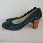 Fred de la Bretoniere pumps donkerblauw suede maat 41, Ophalen of Verzenden, Zo goed als nieuw, Blauw