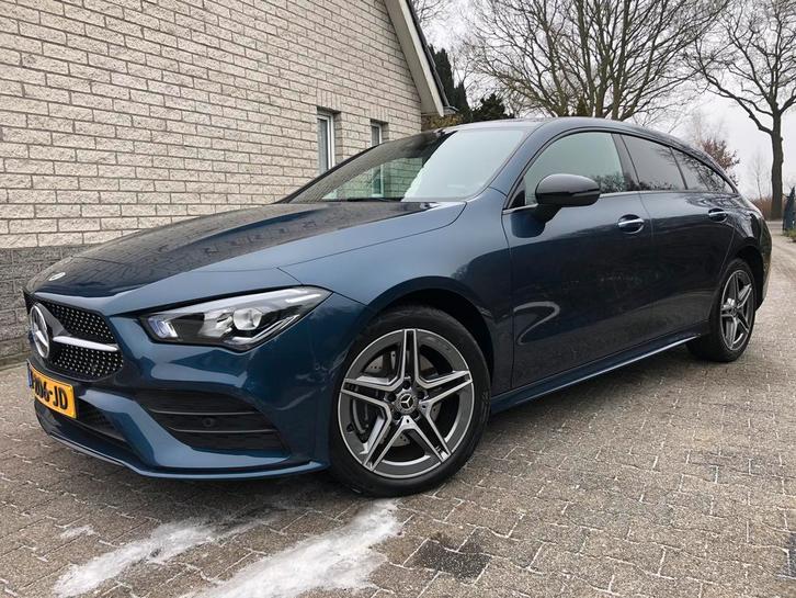 Mercedes-Benz CLA 250 e 218pk 8G-DCT 2023 Blauw, Auto's, Mercedes-Benz, Bedrijf, CLA, 360° camera, ABS, Achteruitrijcamera, Adaptieve lichten