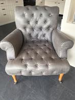 Riviera Maison fauteuil - Stijlvolle zitplaats, Ophalen, Gebruikt, Leer, 75 tot 100 cm