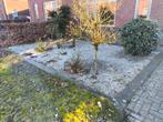 Wit/grijs split voor tuin of oprit, Ophalen, Zo goed als nieuw, Wit, Split