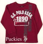Rode US Polo Assn. longsleeve maat 104 *NIEUW* a, Kinderen en Baby's, Kinderkleding | Maat 104, Nieuw, Jongen, Ophalen of Verzenden