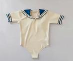 Mooie latex matrozen body met rits, tm 3XL, Verzenden