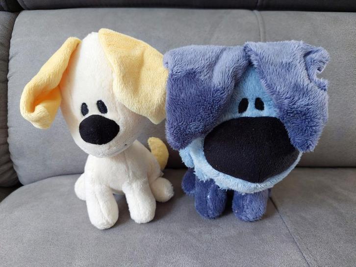 Set van 2 Woezel en Pip Knuffels Knuffel Pluche, Kinderen en Baby's, Speelgoed | Knuffels en Pluche, Zo goed als nieuw, Hond, Ophalen of Verzenden