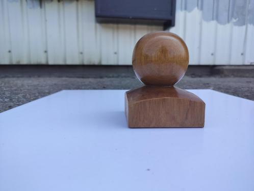 paalornament  - paalkap, Tuin en Terras, Tuinhekken en Hekwerk, Nieuw, Hout, Ophalen