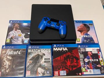 Playstation 4 met spellen en controller beschikbaar voor biedingen