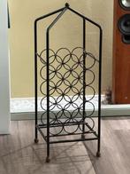 Stalen Wijnrek voor 15 flessen, Ophalen, Gebruikt, 50 tot 75 cm, 15 tot 25 flessen