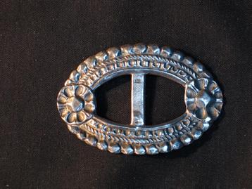 Schoengesp antiek zilver Staphorst Haarlem 1970. 1987 beschikbaar voor biedingen