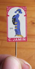 pin c jamin 1910 kleding dame speld speldje mode vintage old, Gebruikt, Ophalen of Verzenden, Speldje of Pin