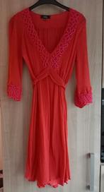 Stills design jurk nieuw maat 36 rood/roze + onderjurkje, Nieuw, Stills, Knielengte, Ophalen of Verzenden
