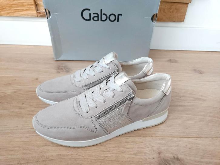 Gabor sneakers maat 8 / 42 NIEUW!!! DUBBELE RITS! Schoenen!, Kleding | Dames, Schoenen, Nieuw, Sneakers of Gympen, Beige, Ophalen of Verzenden