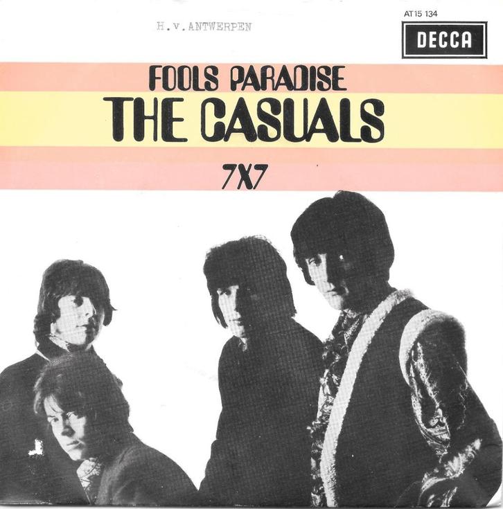 The Casuals: Fools Paradise, Cd's en Dvd's, Vinyl Singles, Gebruikt, Single, Pop, 7 inch, Ophalen of Verzenden