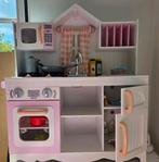 Mooi wit-lichtroze houten speelkeukentje country Kidcraft, Ophalen, Zo goed als nieuw, Hout, Speelkeuken