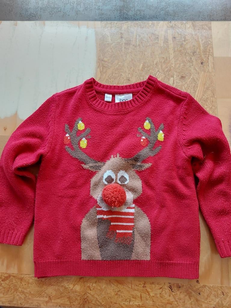 Kersttrui maat 116/122 - BPC, Jongen of Meisje, Trui of Vest, Ophalen of Verzenden, Zo goed als nieuw