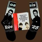 OASIS "LIVE '25" SOKKEN + VERJAARDAGS KAART OASIS, Ophalen of Verzenden, Nieuw