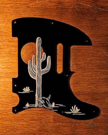 Telecaster Slagplaat - "The Wild West" - Handgeschilderd  beschikbaar voor biedingen