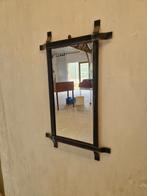 Brutalist smeedijzeren spiegel, Huis en Inrichting, Woonaccessoires | Spiegels, Minder dan 50 cm, Onbekend, Ophalen of Verzenden