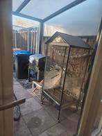 Grote vogelkooi, Dieren en Toebehoren, Vogels | Hokken en Kooien, Ophalen, Zo goed als nieuw, Metaal, Vogelkooi