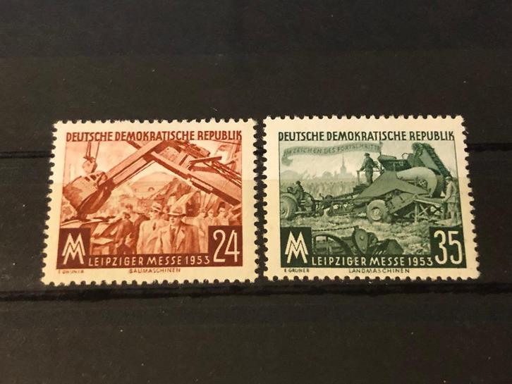 DDR Mi 380-381 1953 postfris, Postzegels en Munten, Postzegels | Europa | Duitsland, Postfris, DDR, Verzenden
