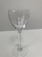 Vintage Kristallen Wijnglas met Bloemenmotief, Ophalen