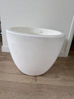 Elho bloempot op wielen - wit - 48,5 cm, Ophalen, Kunststof, Gebruikt, 40 cm of meer