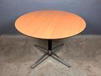 Ronde tafel chroom stijl Eames Hansen, Huis en Inrichting, Tafels | Eettafels, Ophalen, 100 tot 150 cm, G, T