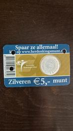 zilveren 5 euro 200 jaar Belastingdienst, Postzegels en Munten, Munten | Nederland, Ophalen of Verzenden, Koningin Beatrix, Euro's