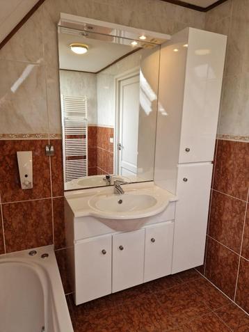 Zeer nette badkamer meubels, WC's, douche,  bad, radiatoren beschikbaar voor biedingen
