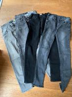 4x jeans maat 13 kleur grijs en zwart, Kinderen en Baby's, Kinderkleding | Maat 164, Jongen, Ophalen of Verzenden, Broek, Zo goed als nieuw