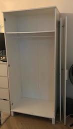 Witte Ikea kledingkast, Huis en Inrichting, Kasten | Kledingkasten, Ophalen, Gebruikt, Wit, Met hangruimte