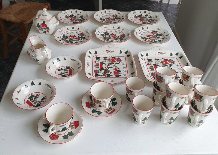 Mason's kerstservies, Diversen, Kerst, Zo goed als nieuw, Ophalen of Verzenden