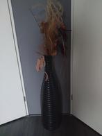 IKEA grote decoratieve vaas HAVTORN FÄRM zwart, Ophalen, Gebruikt, Zwart, Aardewerk of Porselein